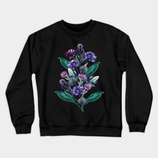 The Midnight Summer bouquet Crewneck Sweatshirt